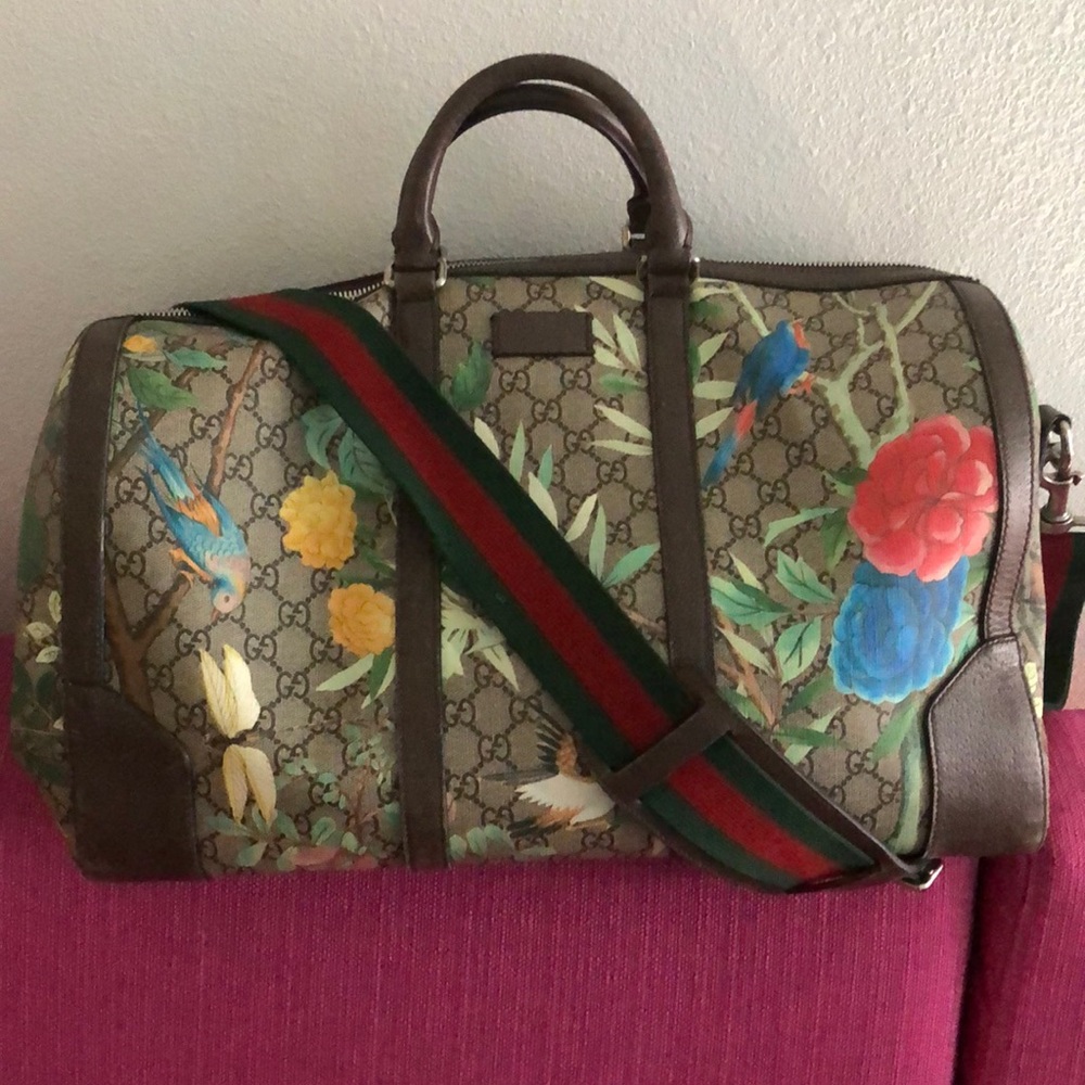 Gucci travel duffle. Gentle used. Super cool